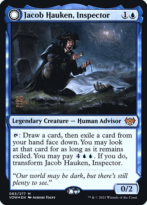 Jacob Hauken, Inspector // Hauken's Insight - Innistrad: Crimson Vow Promos - Promo Foil