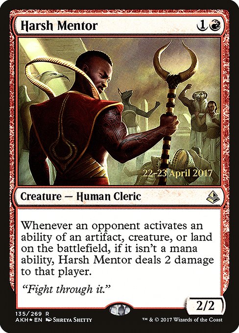 Harsh Mentor - Amonkhet Promos - Promo Foil