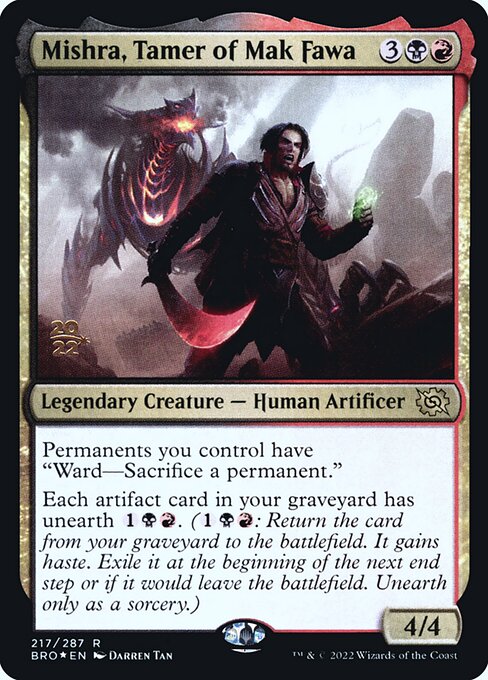 Mishra, Tamer of Mak Fawa - The Brothers' War Promos - Promo Foil