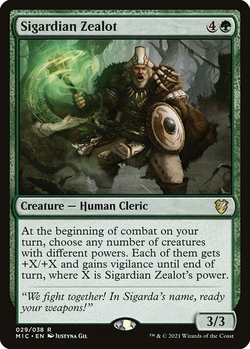 Sigardian Zealot - Midnight Hunt Commander