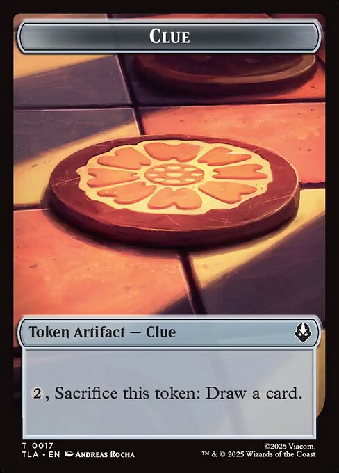 Clue - Avatar: The Last Airbender Tokens