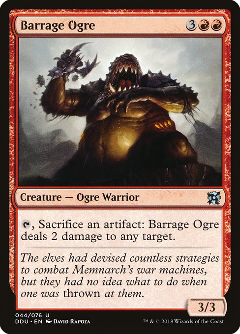 Barrage Ogre - Duel Decks: Elves vs. Inventors