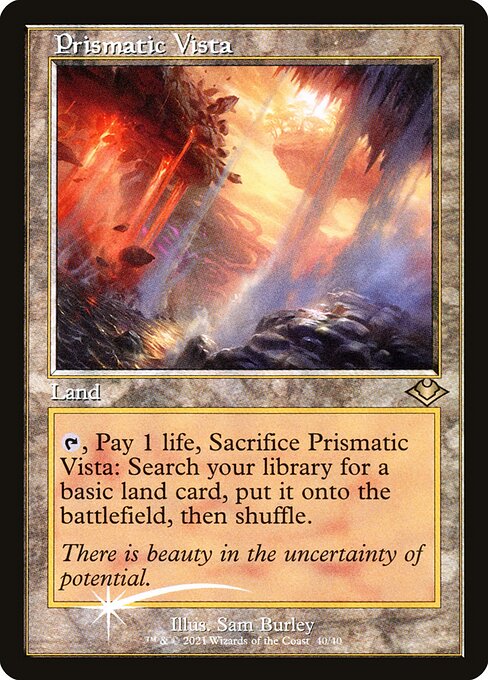Prismatic Vista - Modern Horizons 1 Timeshifts - Etched Foil