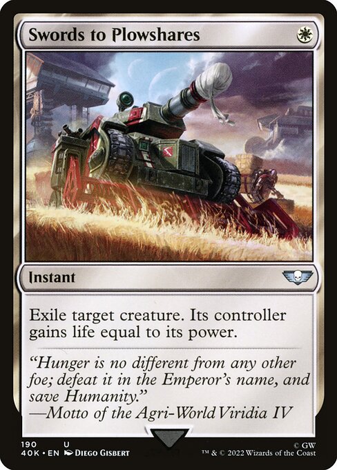Swords to Plowshares - Warhammer 40,000 Commander