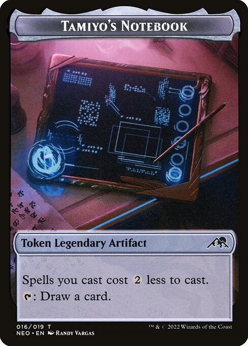 Tamiyo's Notebook - Kamigawa: Neon Dynasty Tokens