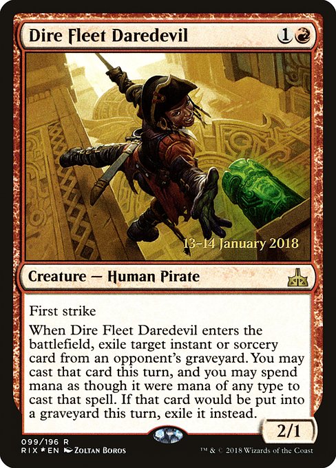 Dire Fleet Daredevil - Rivals of Ixalan Promos