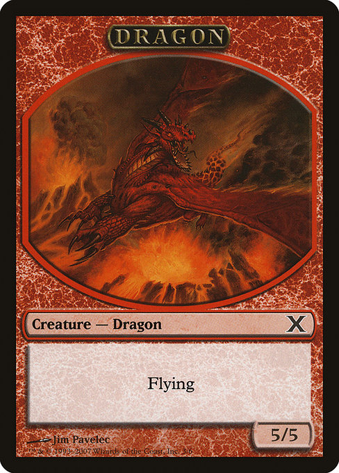 Dragon - Tenth Edition Tokens