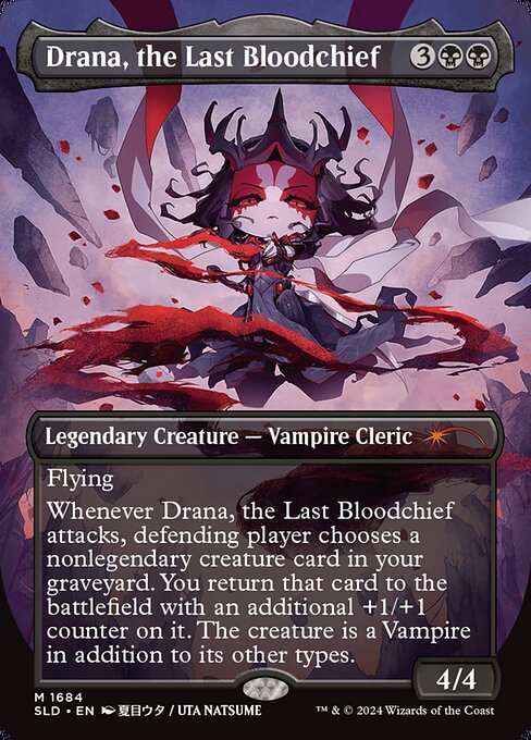 Drana, the Last Bloodchief - Secret Lair Drop - Borderless