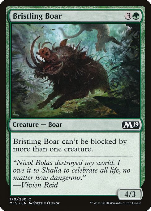 Bristling Boar - Core Set 2019