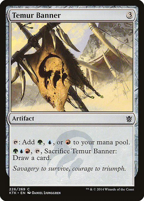 Temur Banner - Khans of Tarkir