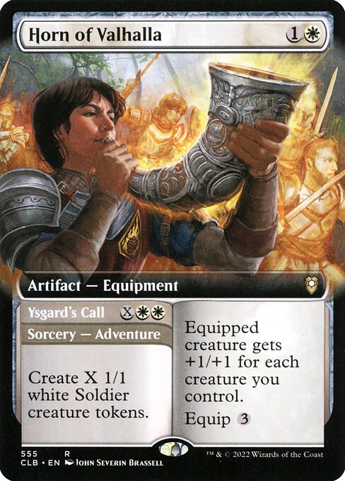 Horn of Valhalla // Ysgard's Call - Commander Legends: Battle for Baldur's Gate - Extended Art