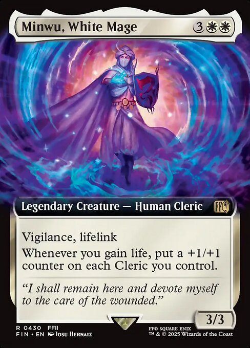 Minwu, White Mage - Final Fantasy - Extended Art