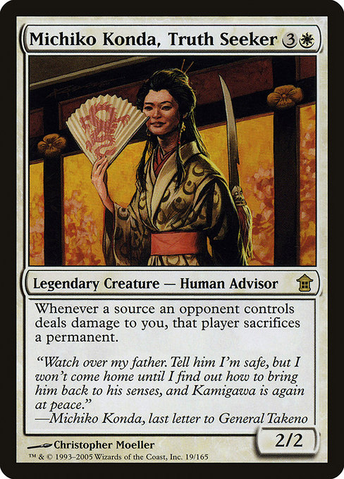 Michiko Konda, Truth Seeker - Saviors of Kamigawa