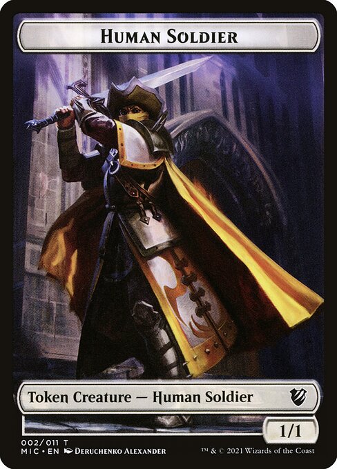 Human Soldier - Midnight Hunt Commander Tokens