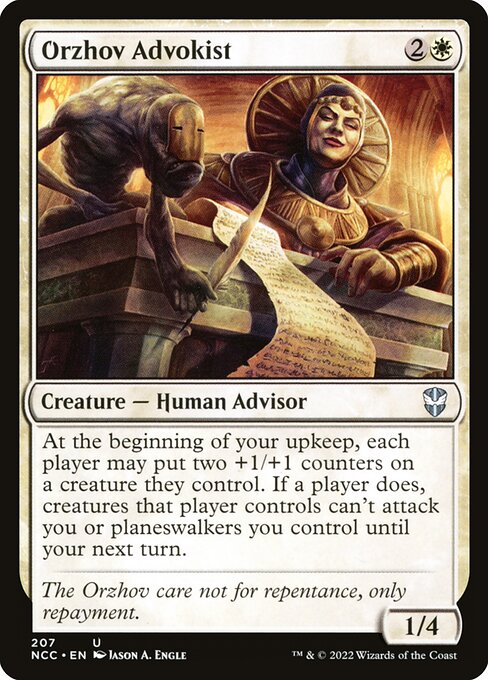 Orzhov Advokist - New Capenna Commander