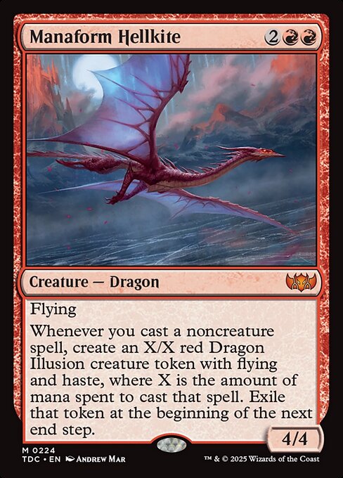 Manaform Hellkite - Tarkir: Dragonstorm Commander