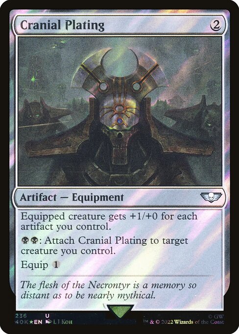 Cranial Plating - Warhammer 40,000 Commander - Surge Foil