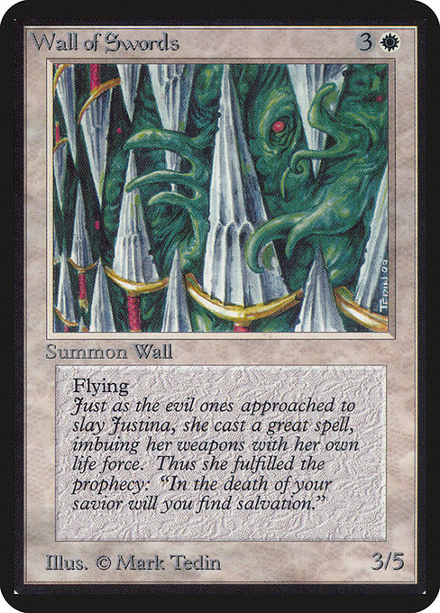 Wall of Swords - Limited Edition Alpha