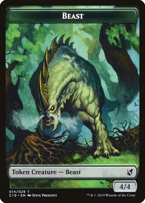 Beast - Commander 2019 Tokens