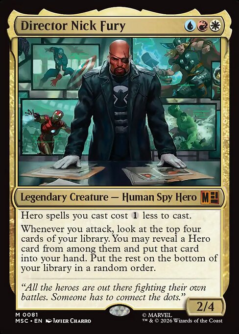 Director Nick Fury - Marvel Super Heroes Commander