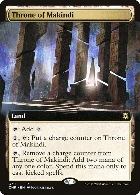 Throne of Makindi - Zendikar Rising - Extended Art