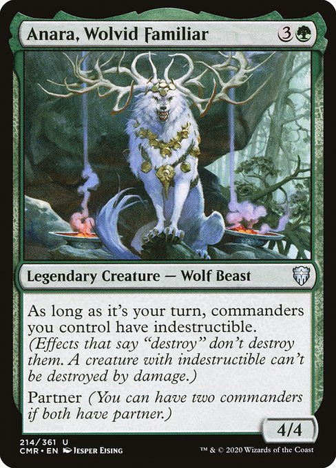 Anara, Wolvid Familiar - Commander Legends