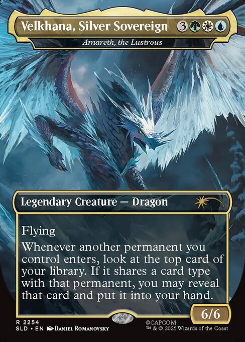 Velkhana, Silver Sovereign (Amareth, the Lustrous) - Secret Lair Drop - Borderless