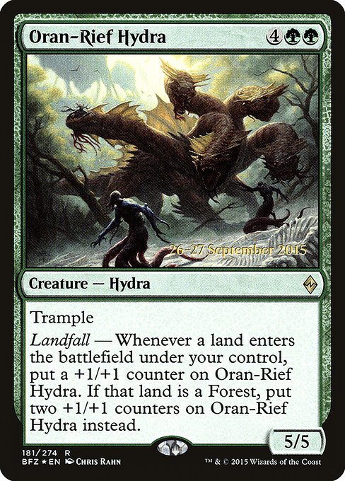 Oran-Rief Hydra - Battle for Zendikar Promos - Promo Foil