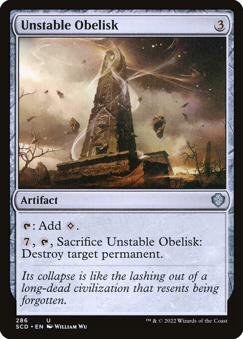 Unstable Obelisk - Starter Commander Decks