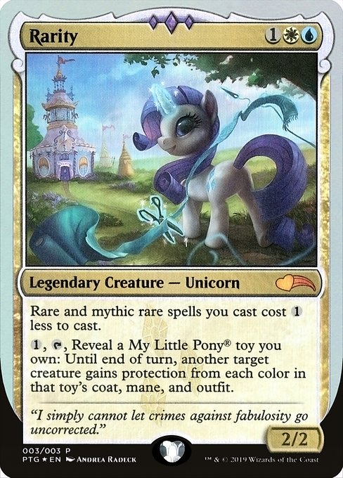 Rarity - Ponies: The Galloping - Promo Foil