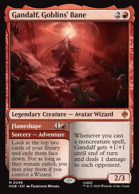 Gandalf, Goblins' Bane // Flameshape - The Hobbit