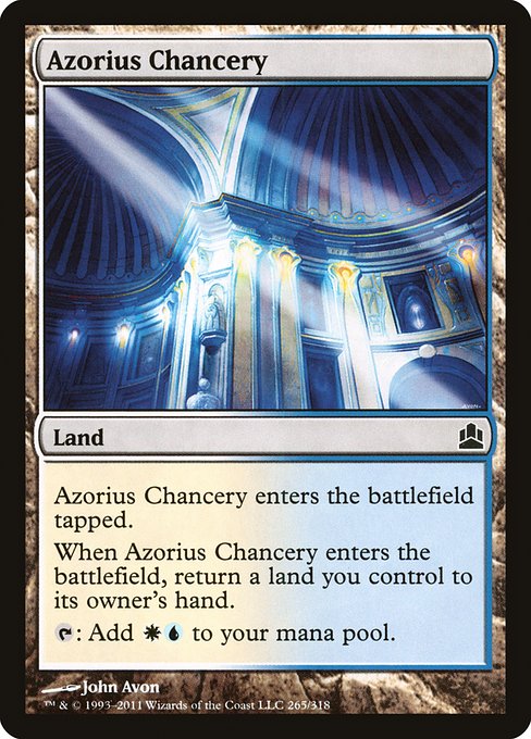 Azorius Chancery - Commander 2011