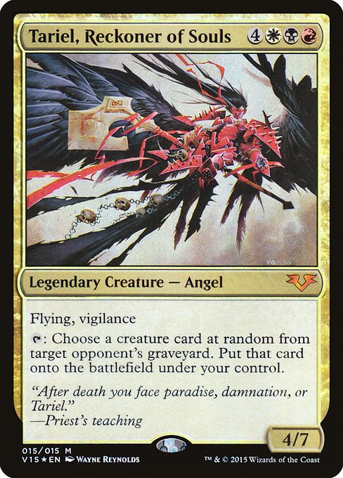 Tariel, Reckoner of Souls - From the Vault: Angels - Promo Foil