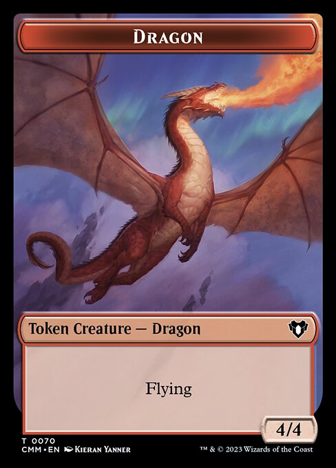 Dragon - Commander Masters Tokens