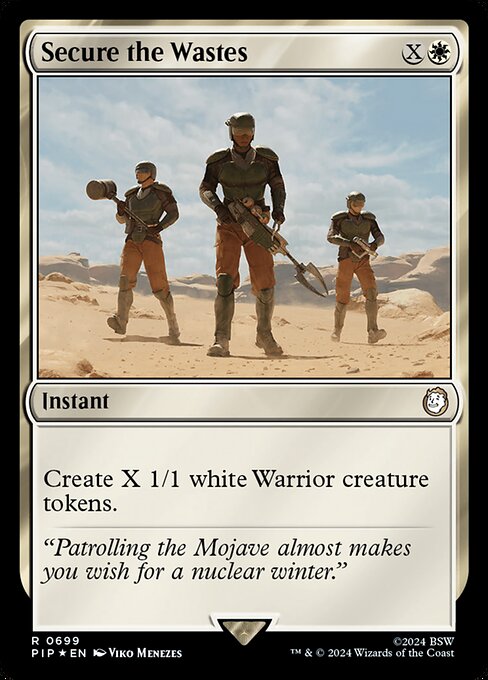 Secure the Wastes - Fallout - Surge Foil