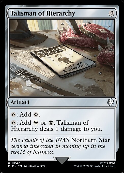 Talisman of Hierarchy - Fallout