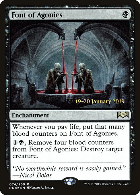 Font of Agonies - Ravnica Allegiance Promos - Promo Foil