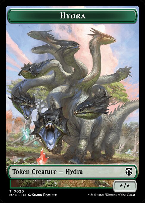 Hydra - Modern Horizons 3 Commander Tokens