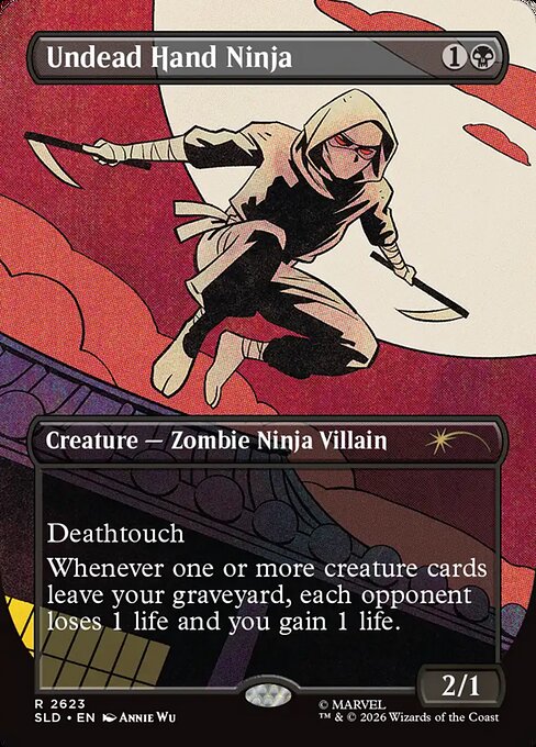 Undead Hand Ninja - Secret Lair Drop - Borderless