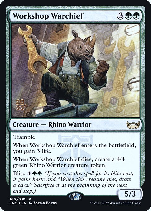 Workshop Warchief - Streets of New Capenna Promos - Promo Foil