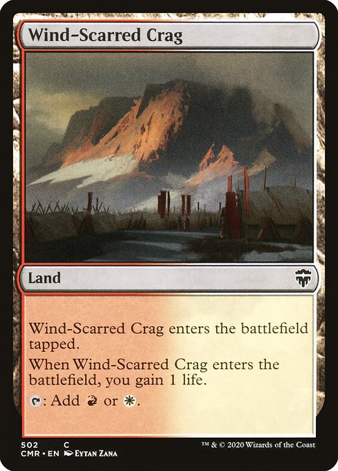 Wind-Scarred Crag - Commander Legends