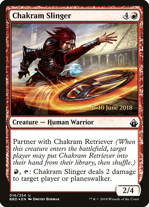 Chakram Slinger - Battlebond Promos - Promo Foil