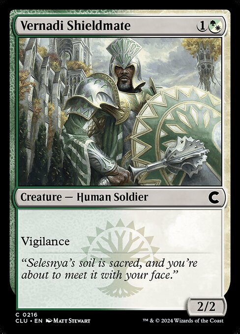 Vernadi Shieldmate - Ravnica: Clue Edition
