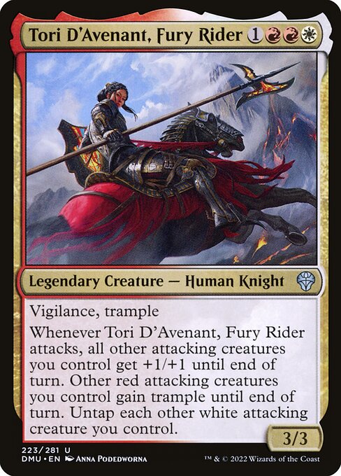 Tori D'Avenant, Fury Rider - Dominaria United