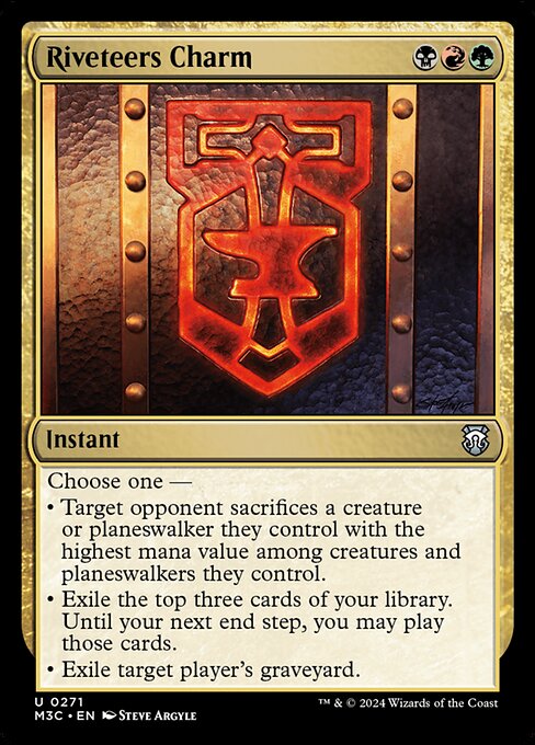 Riveteers Charm - Modern Horizons 3 Commander