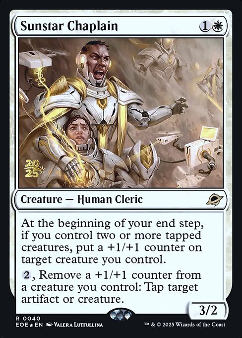 Sunstar Chaplain - Edge of Eternities Promos