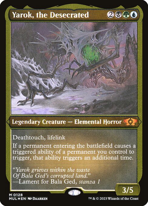 Yarok, the Desecrated - Multiverse Legends - Etched Foil