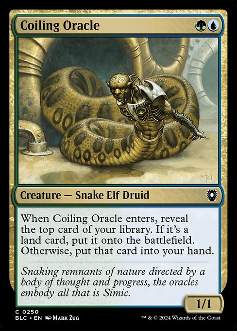 Coiling Oracle - Bloomburrow Commander