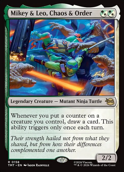 Mikey & Leo, Chaos & Order - Teenage Mutant Ninja Turtles