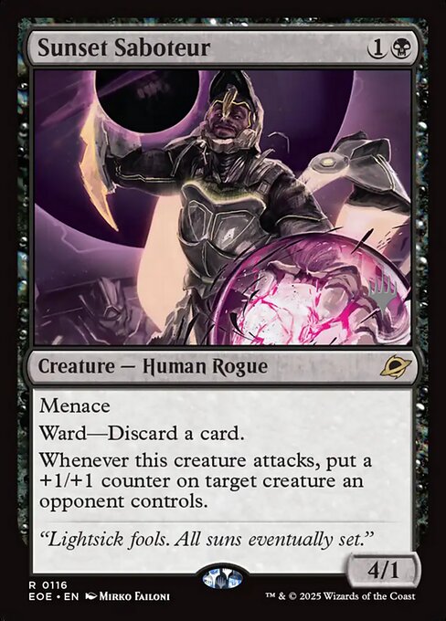 Sunset Saboteur - Edge of Eternities Promos